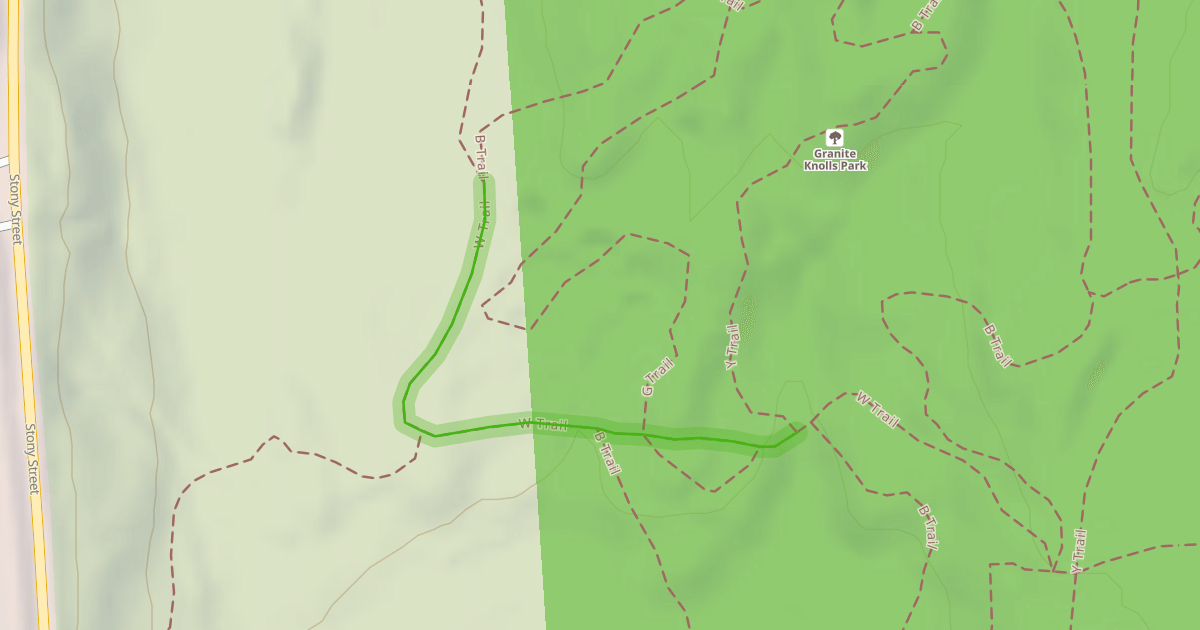 Map preview of W Trail