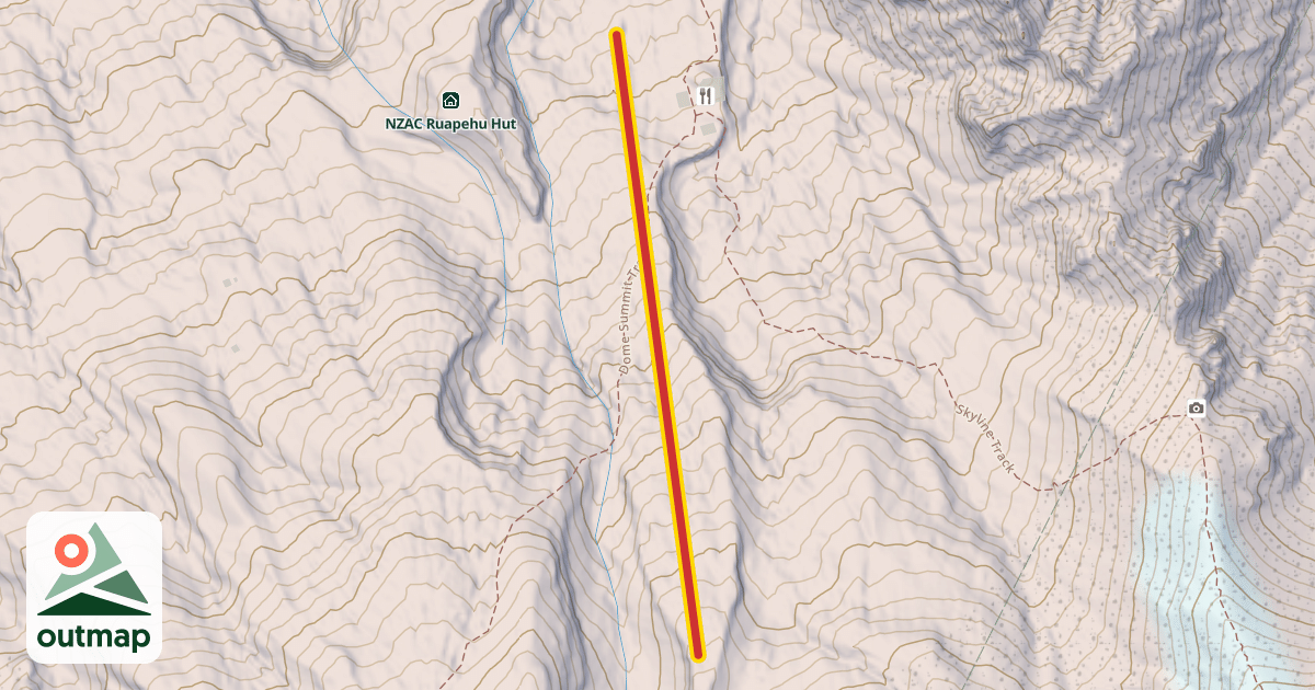 Map of Knoll Ridge T-Bar