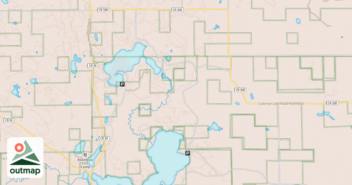 Map of BOAT LANDING ROAD NE