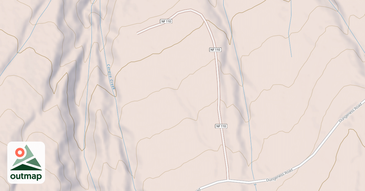 Map of USFS National Forest System Roads {8861E06E-3807-495B-91CA-1D4027081C2E}