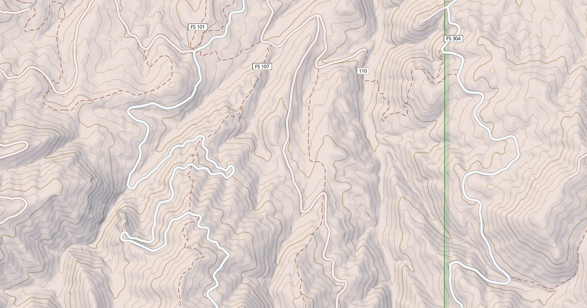 Map preview of Campground Ridge