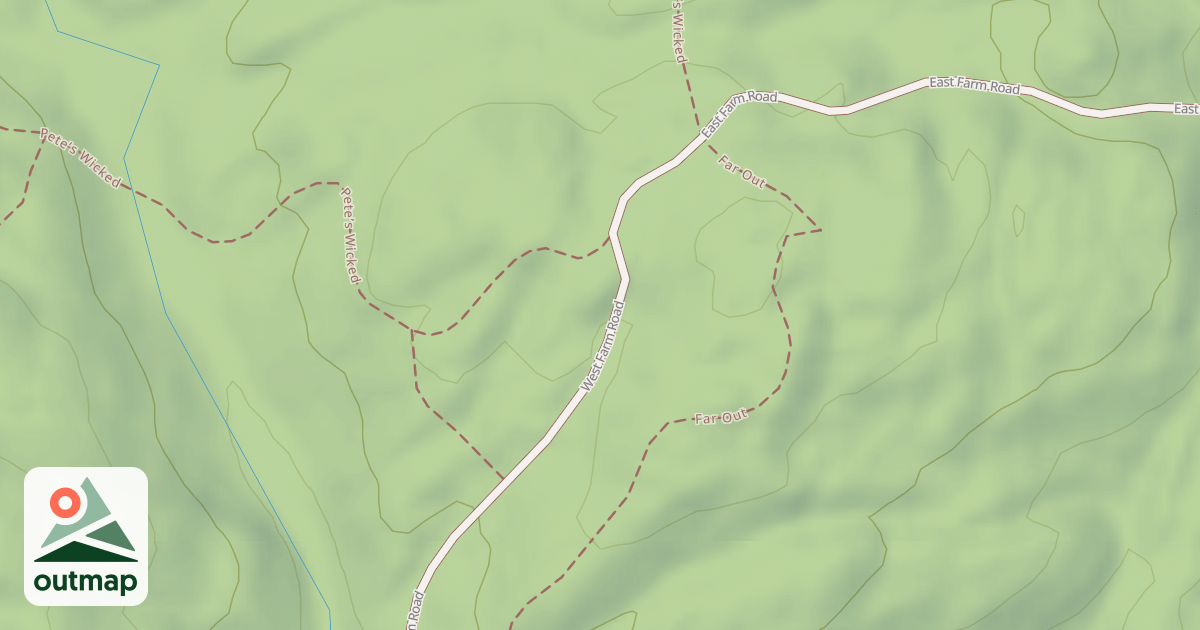 Map of Pete's Wicked Trail