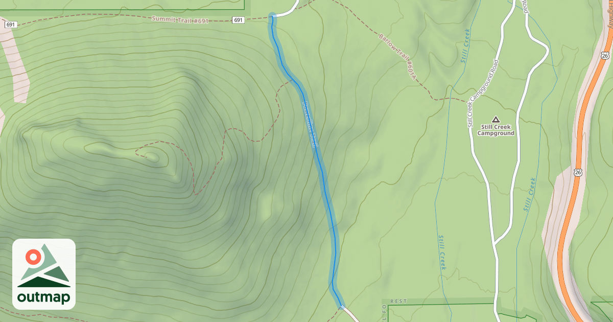 Map of Powerline Trail