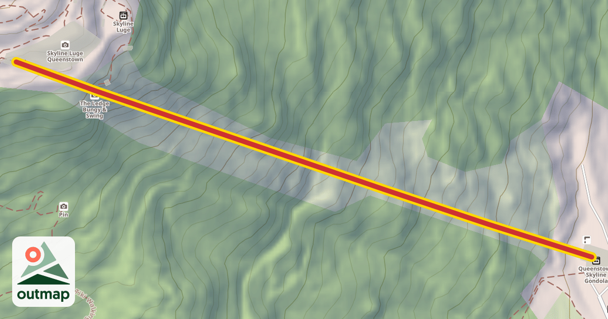 Map of Skyline Gondola