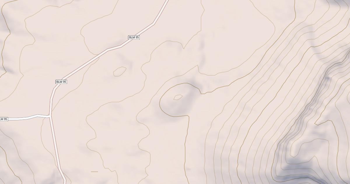 Map preview of BLM National GTLF Public Motorized Roads 2e087763-4875-4467-9b7e-ab606145d930
