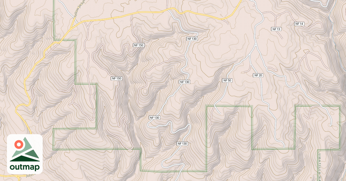 Map of USFS Motor Vehicle Use Map Roads {524906AA-8FC8-4E6A-88D0-48EA9A1B496D}