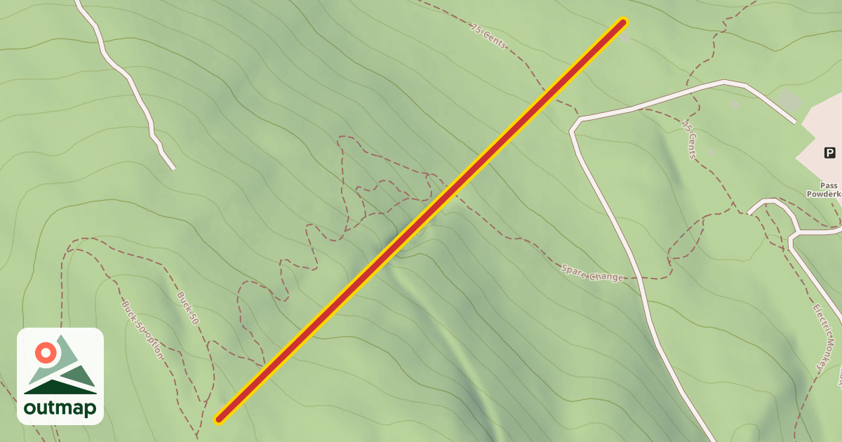 Map of Upper T-Bar