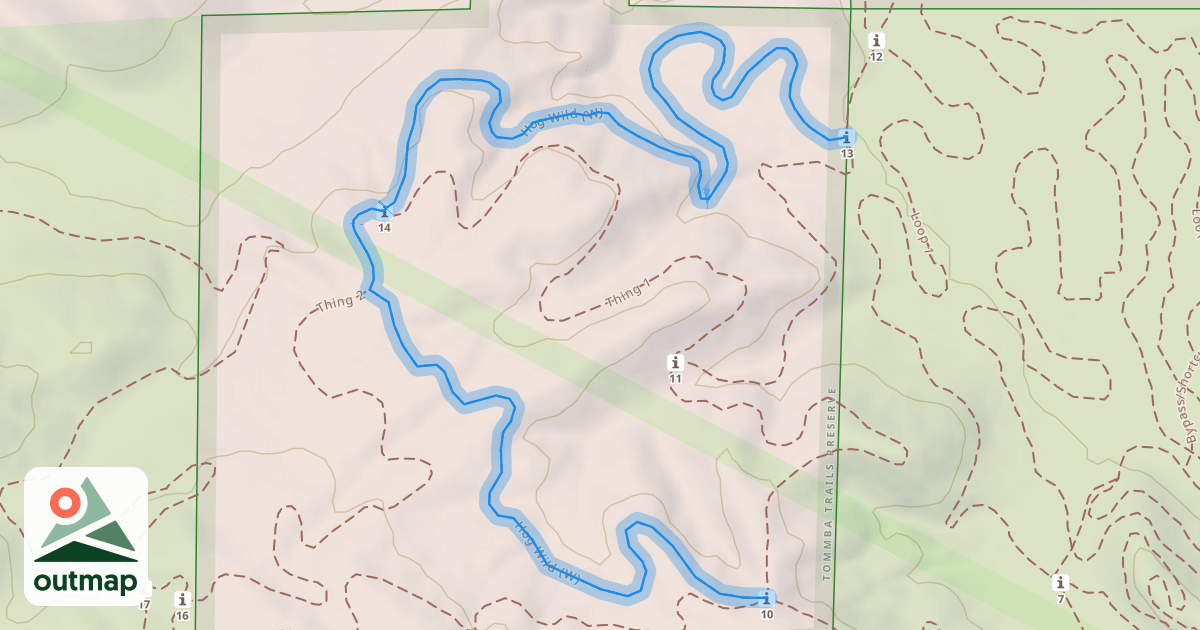 Map of Hog Wild (W)