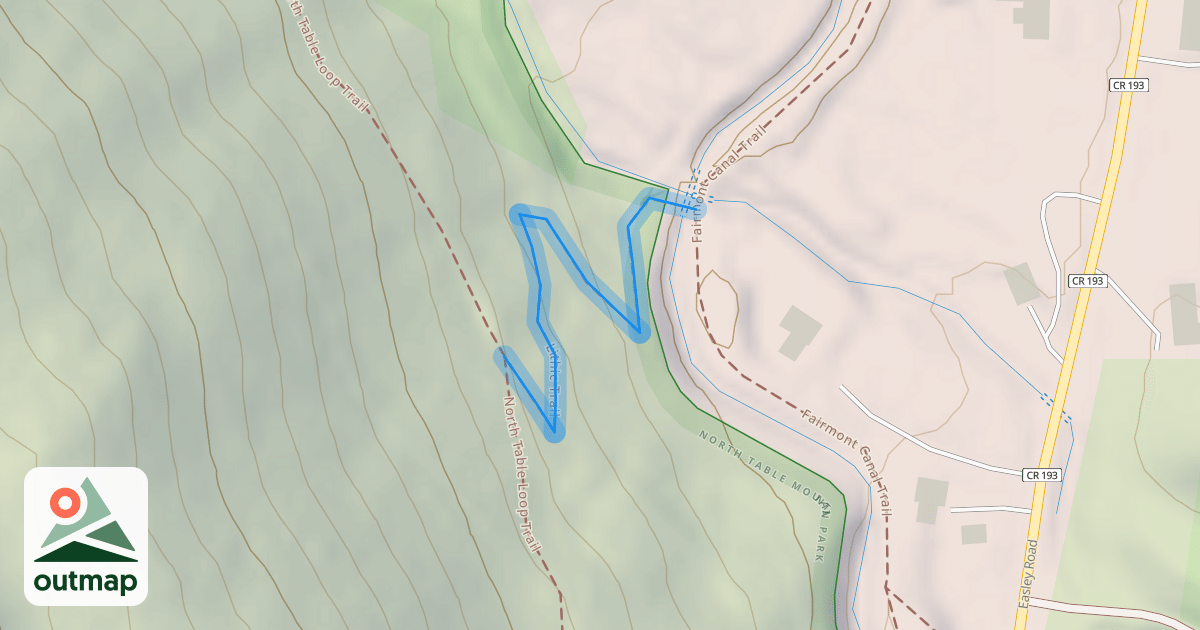 Map of Lithic Trail