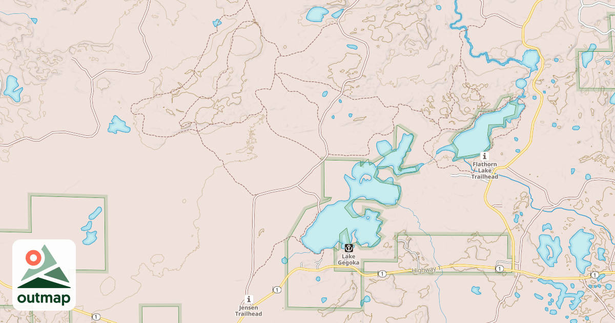 Map of LITTLE ISABELLA RIVER SPUR B