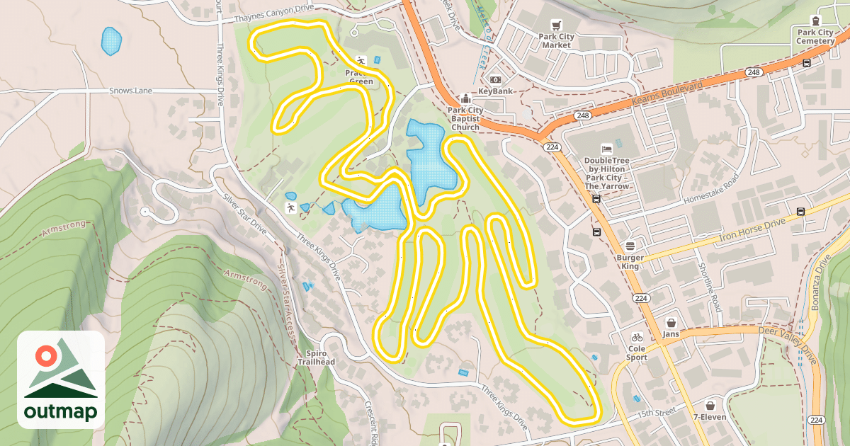 Map of 5K Nordic Loop