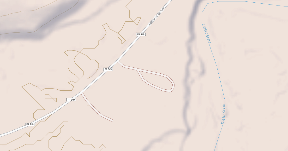 Map preview of BUNKER CREEK B