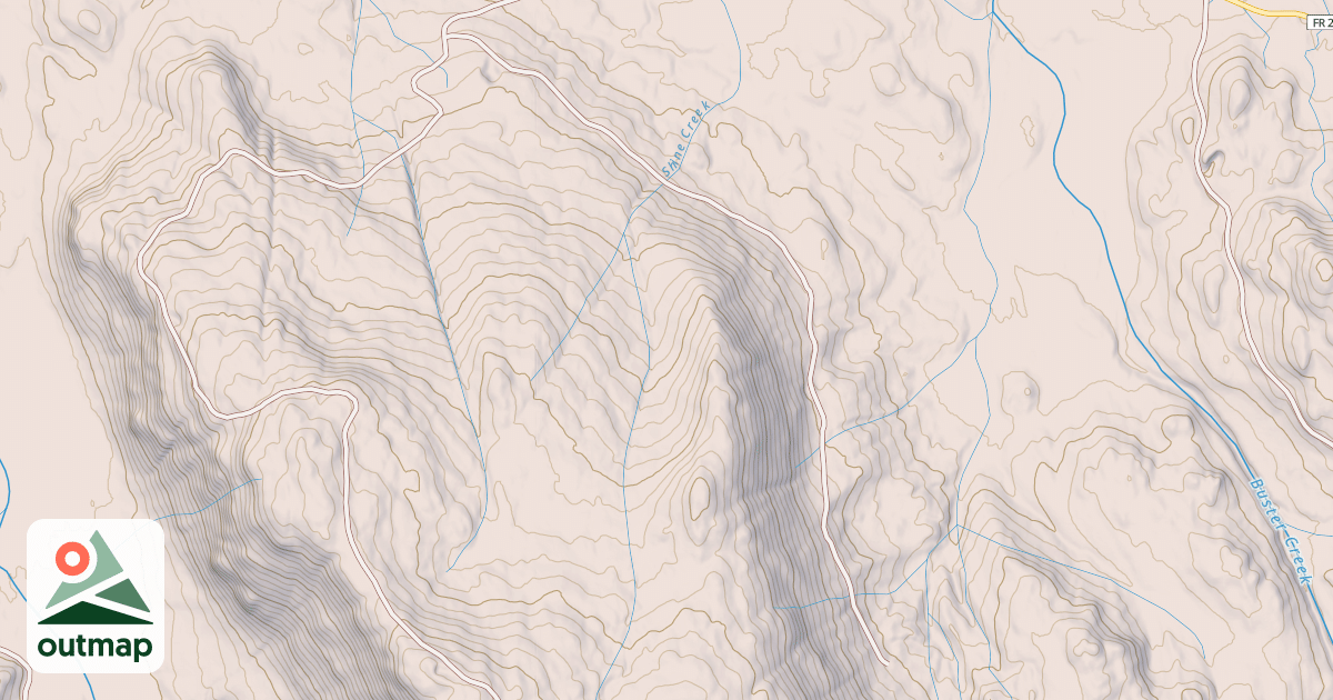 Map of Buster Ridge 300 Level 2084100