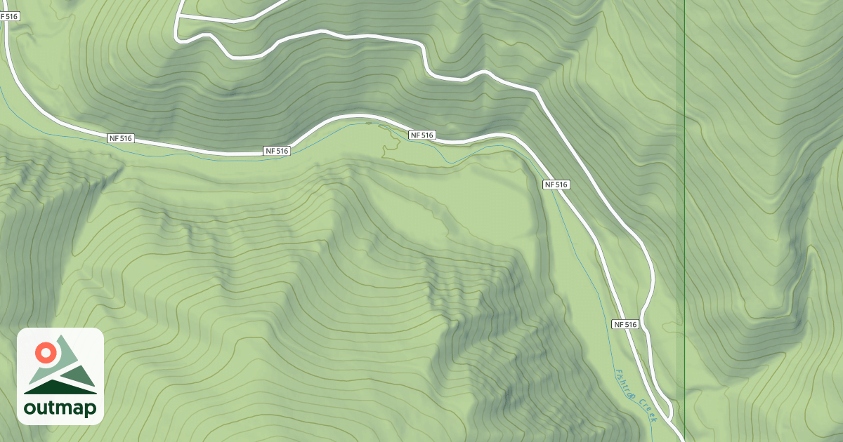 Map of DAISY SHALE CREEK