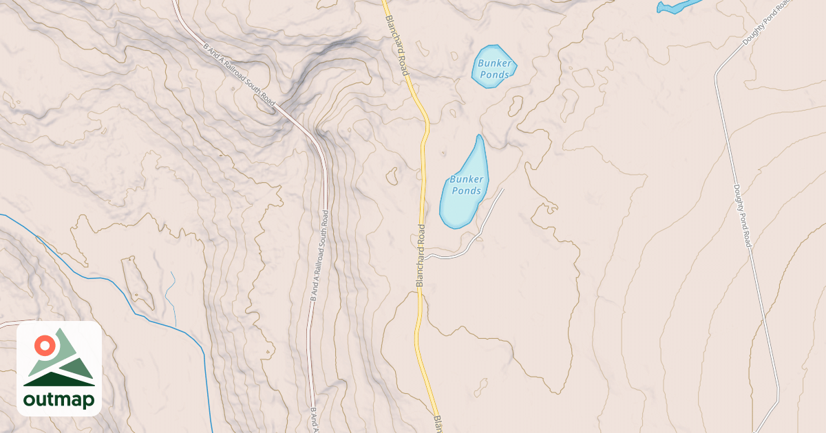 Map of Blanchard Rd