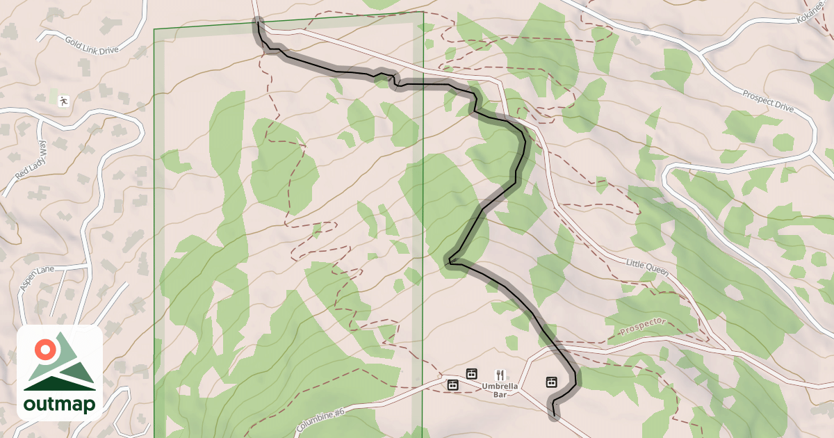 Map of Woods Trail