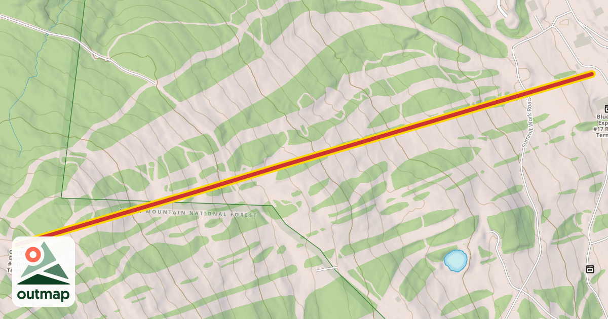 Map of Canyon Express #9