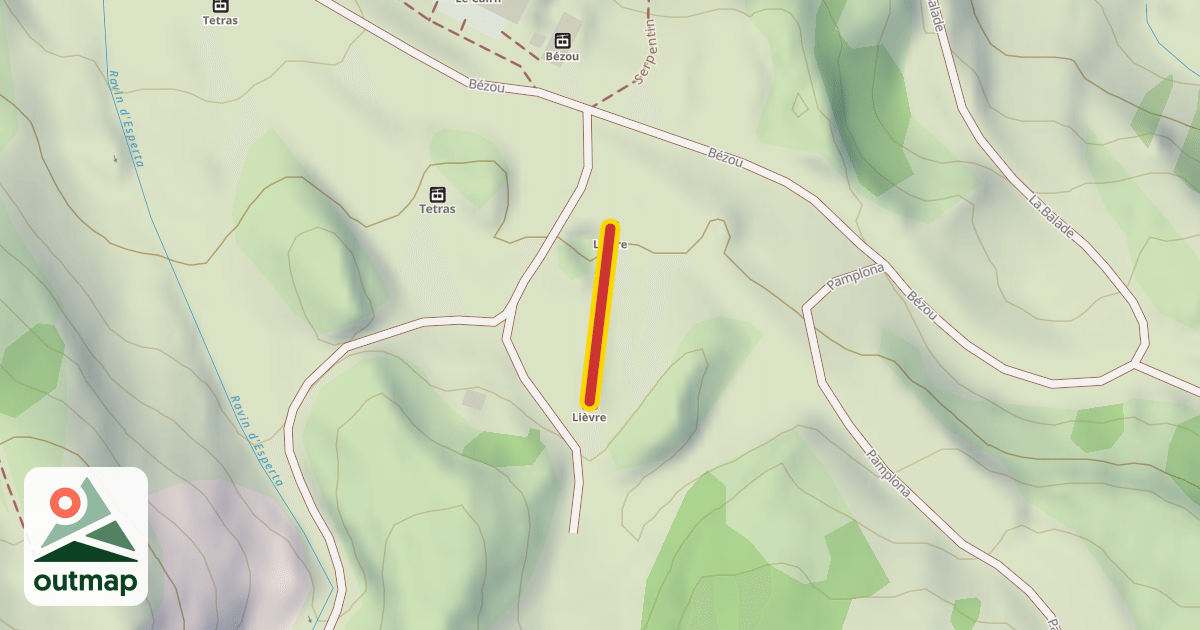 Map of Lièvre