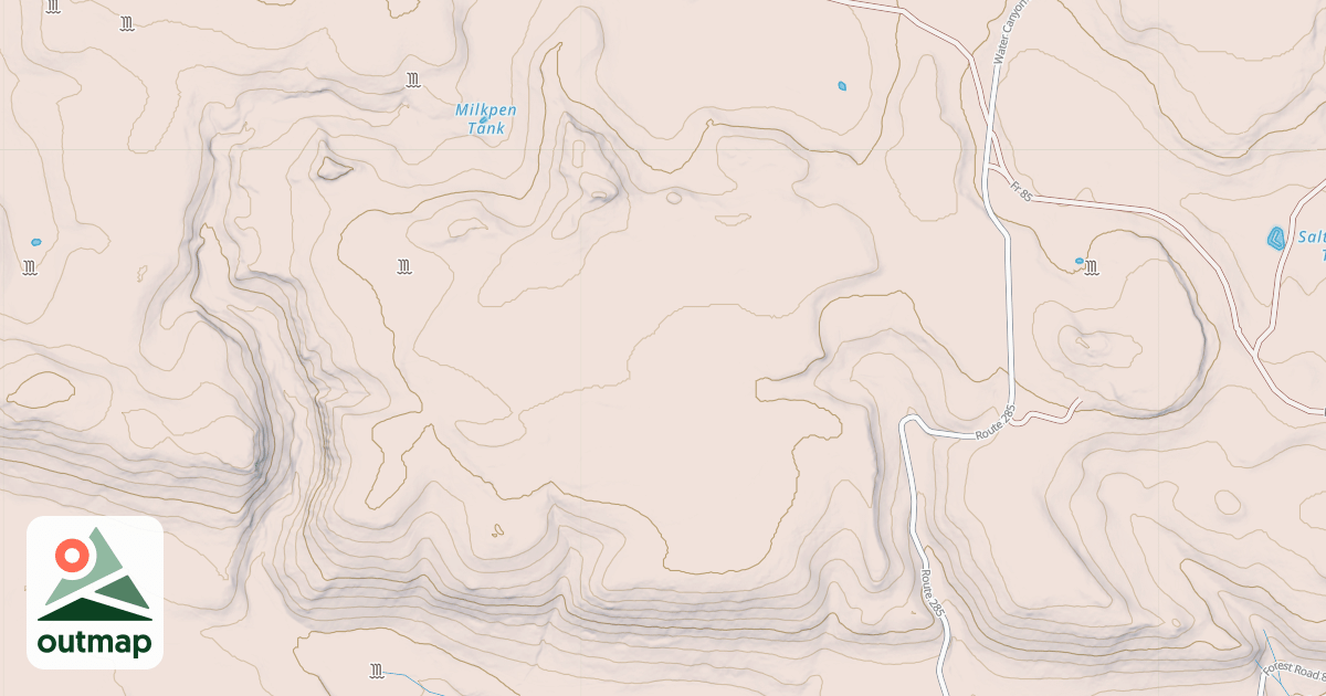 Map of USFS National Forest System Roads {3F33A503-B418-4EF0-A728-4F5A690B39FE}