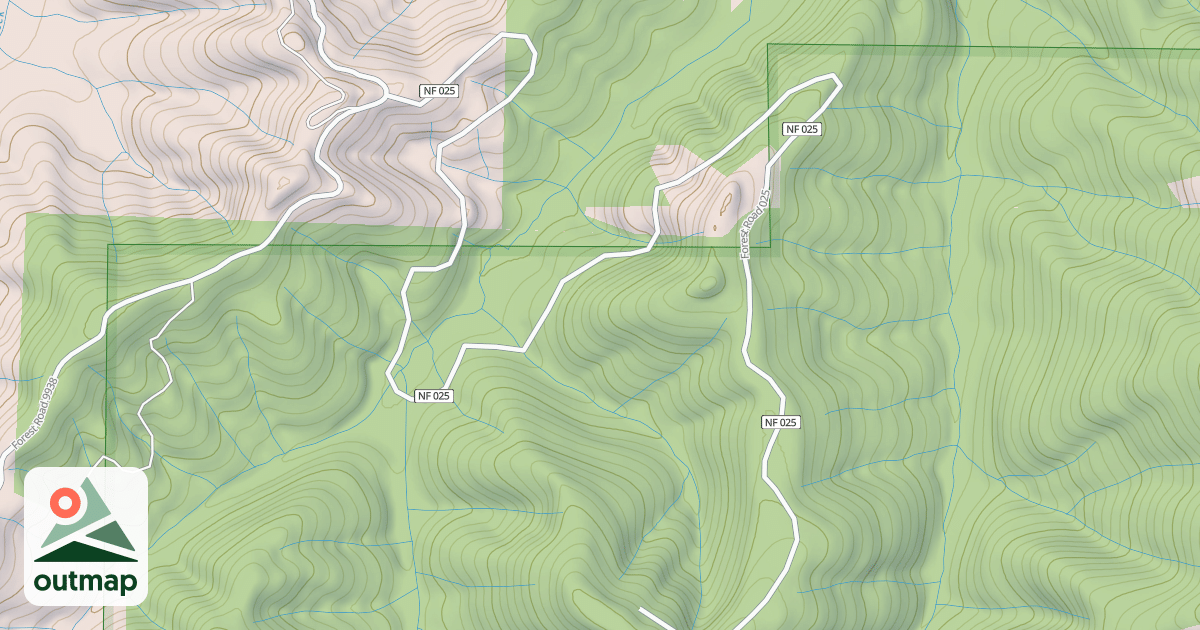 Map of MIDDLE WOOD
