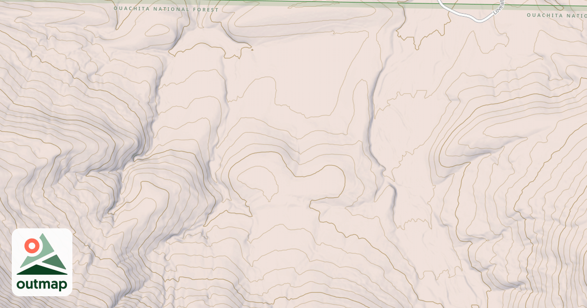 Map of FLOOD MOUNTAIN