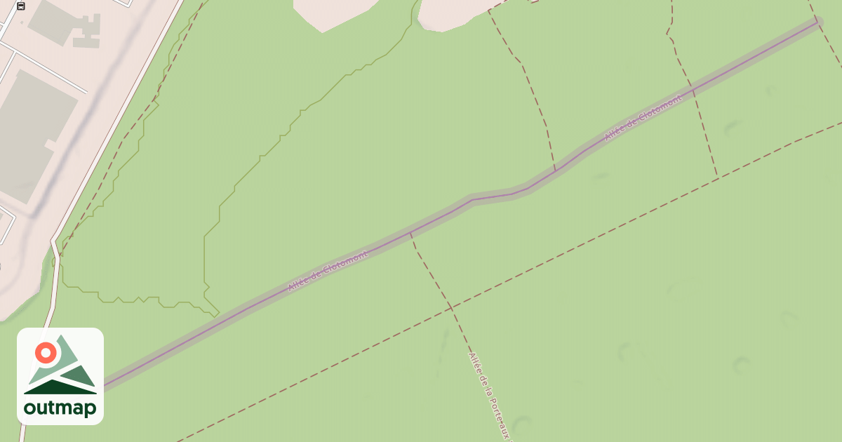 Map of Allée de Clotomont