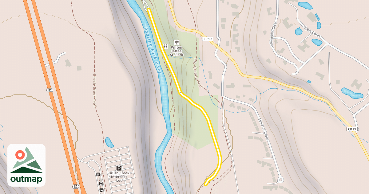 Map of Jaffe Park Spur