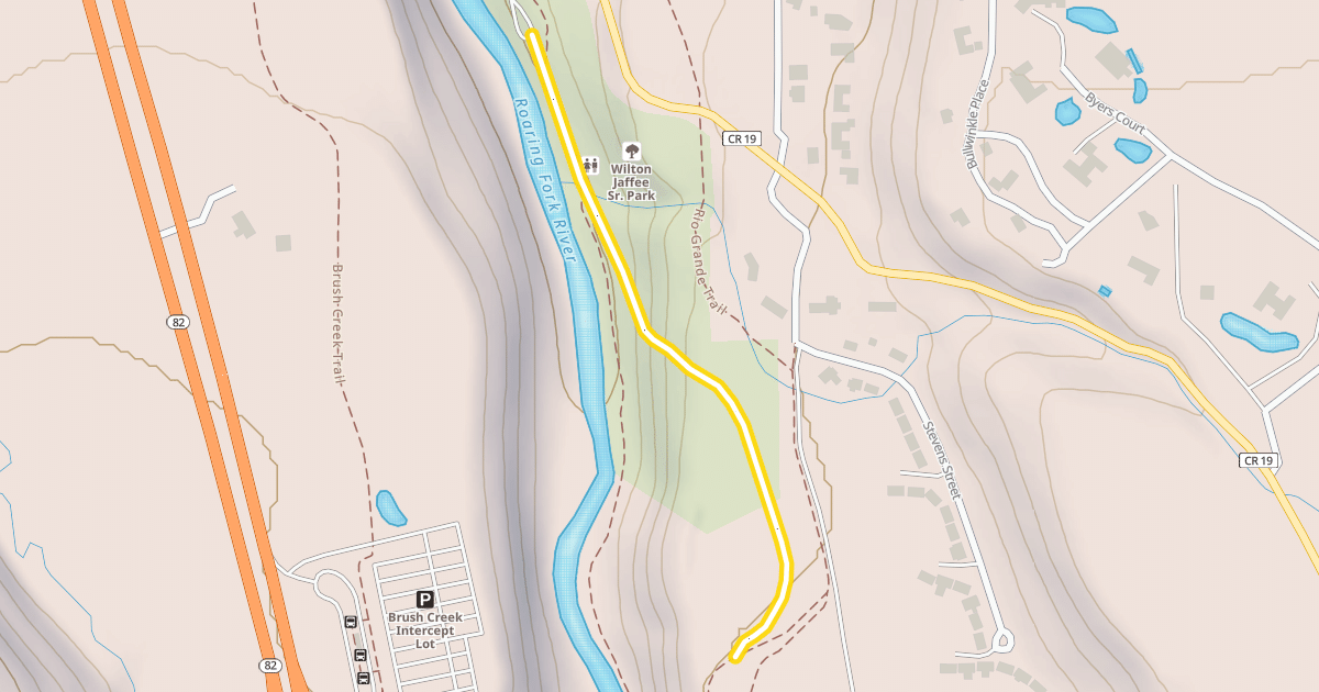 Map preview of Jaffe Park Spur