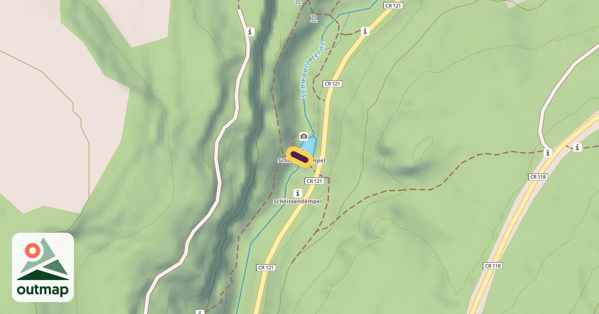 Map of Mullerthal Trail