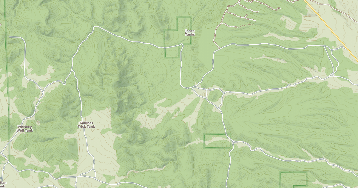 Map preview of USFS National Forest System Roads {83227EF7-88C9-44A6-813C-24C41BD40A7B}