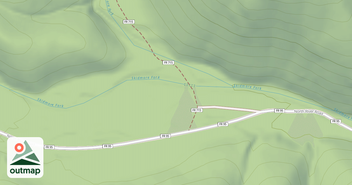 Map of DUMPSTER ROAD