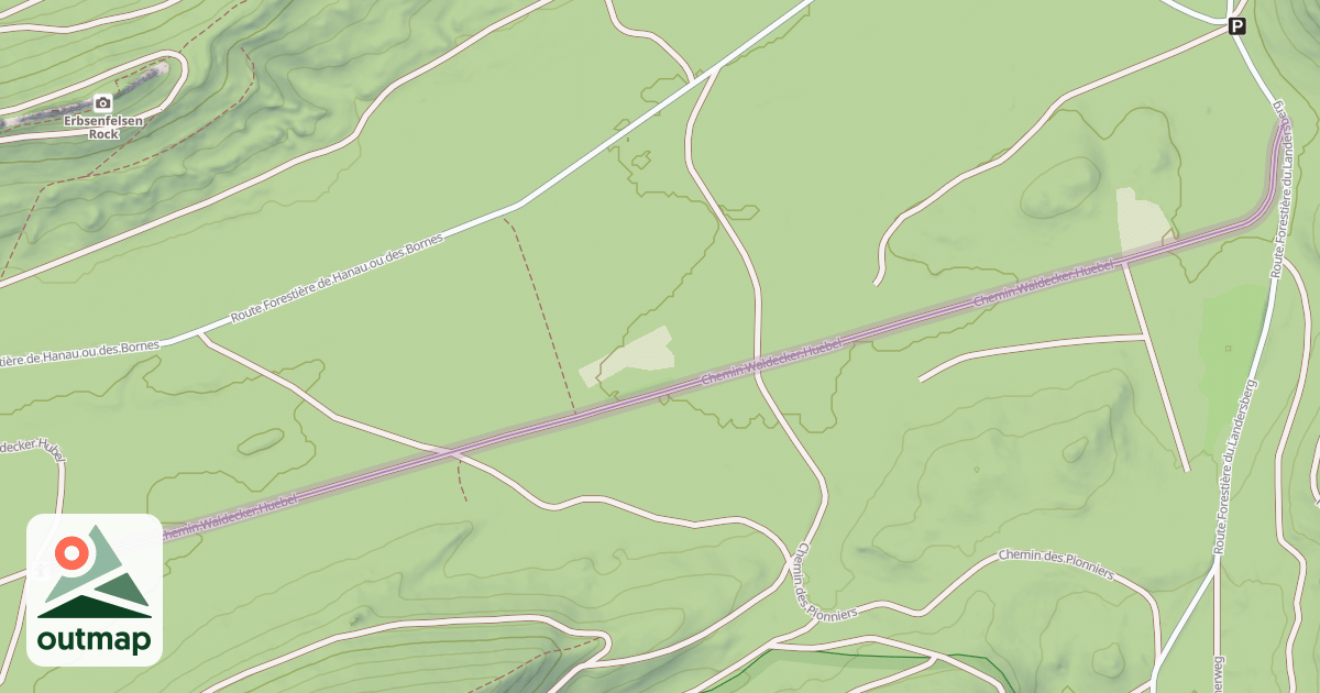 Map of Chemin Waldecker Huebel