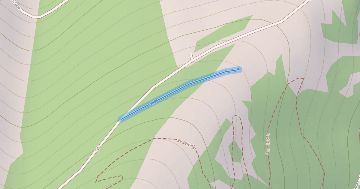 Map preview of I-80
