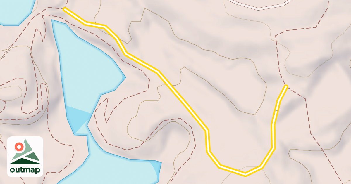 Map of Ski Trail