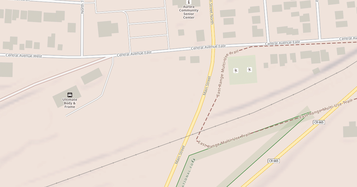 Map preview of East Range OHV Trail