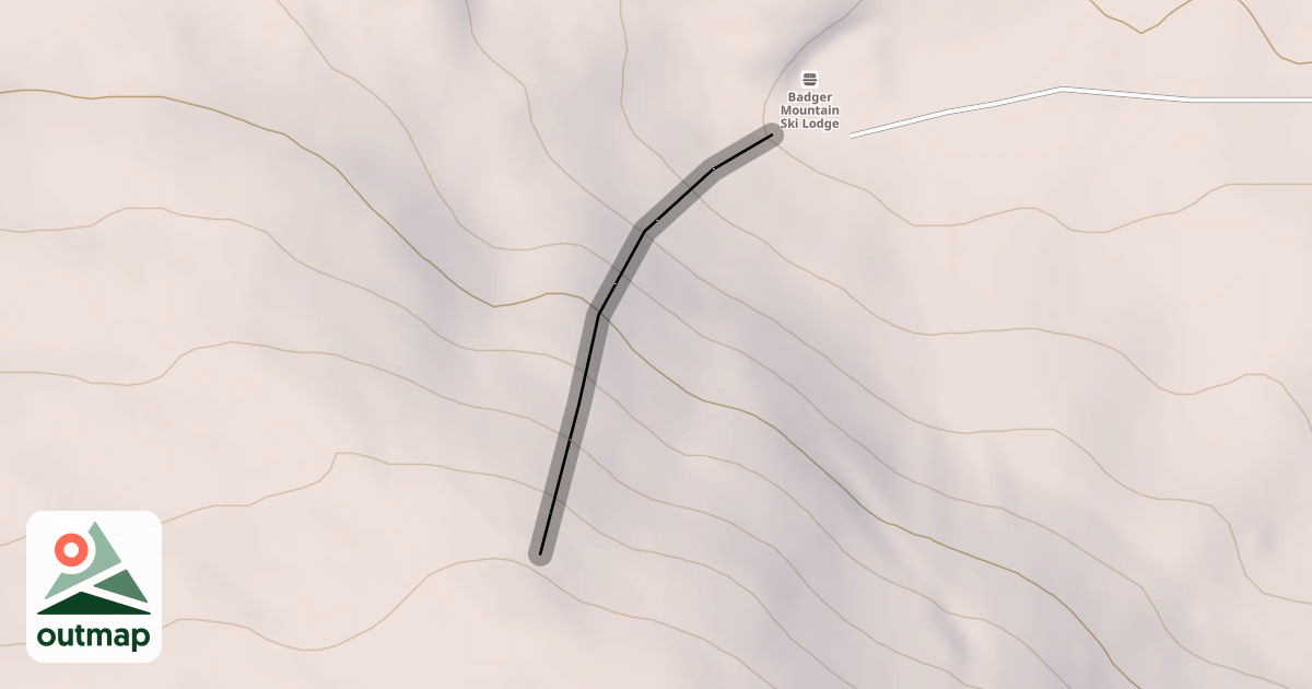 Map of D Hill in Douglas