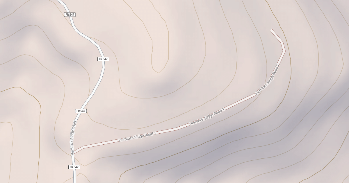 Map preview of HEMLOCK RIDGE T