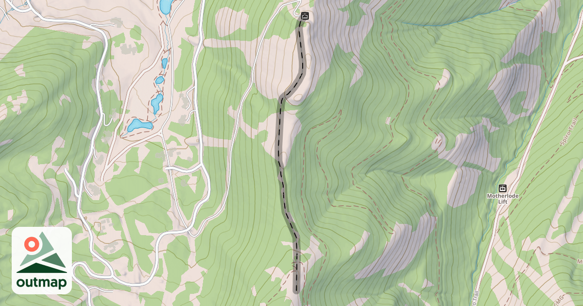 Map of Pine Cone Ridge