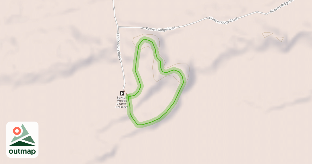 Map of Lookout Loop Trail in Dare