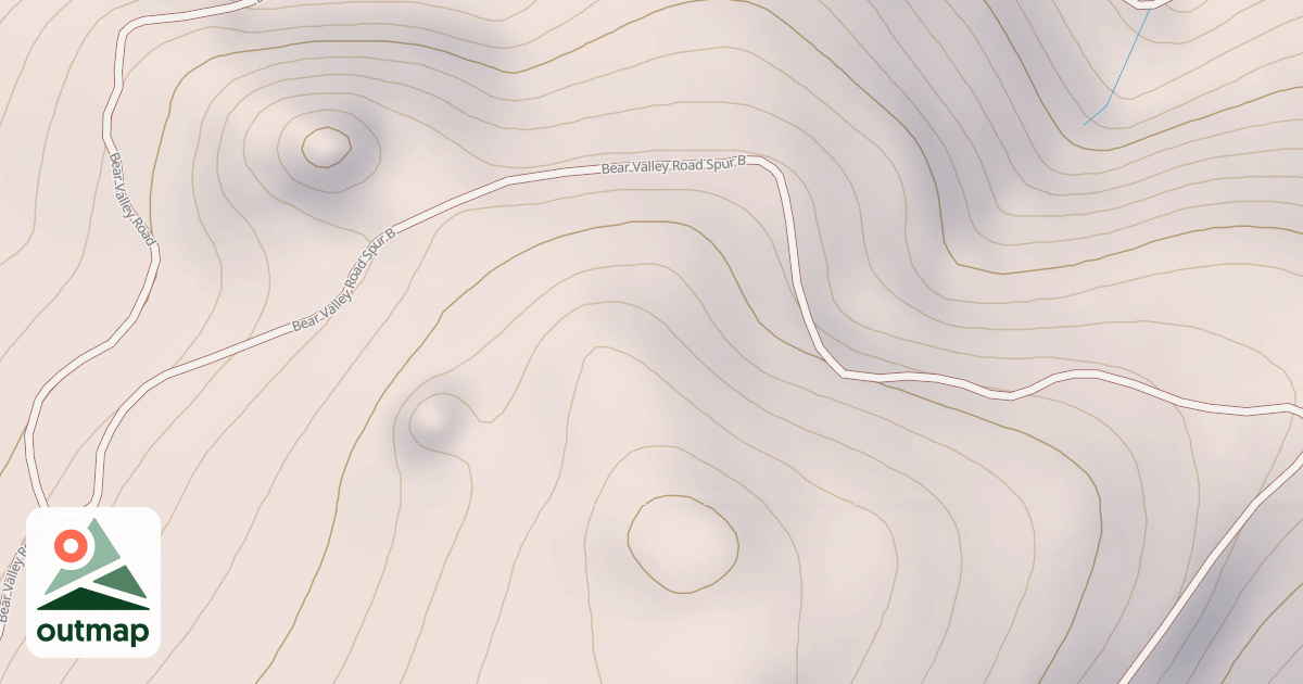 Map of BEAR VALLEY