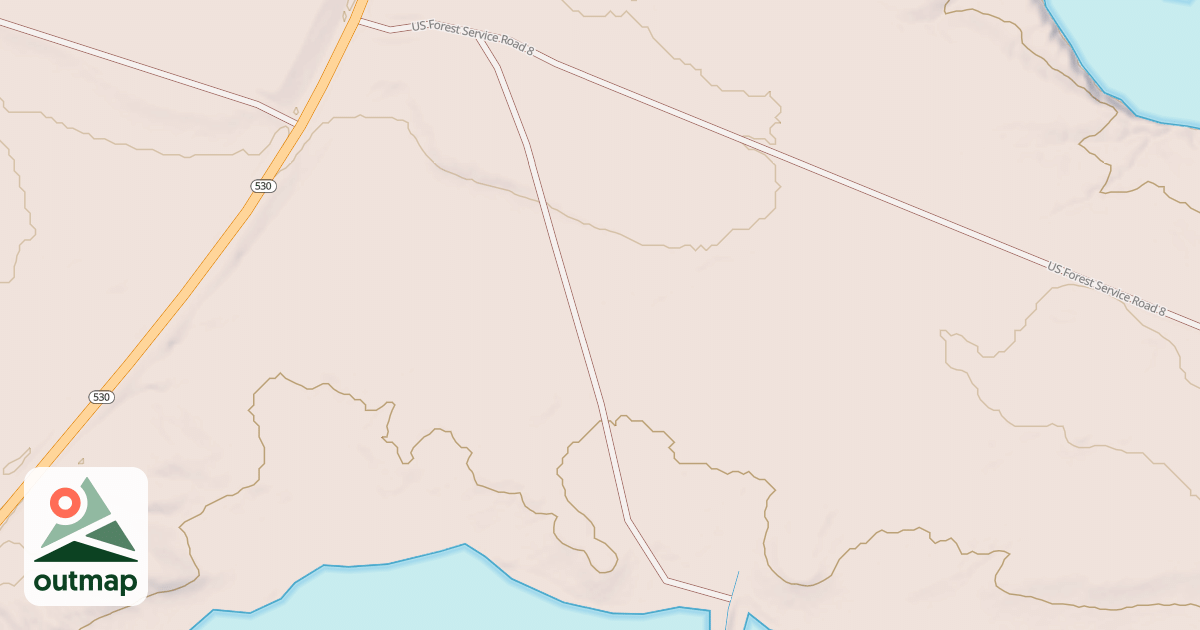Map of SOUTH WEST BUCKBOARD