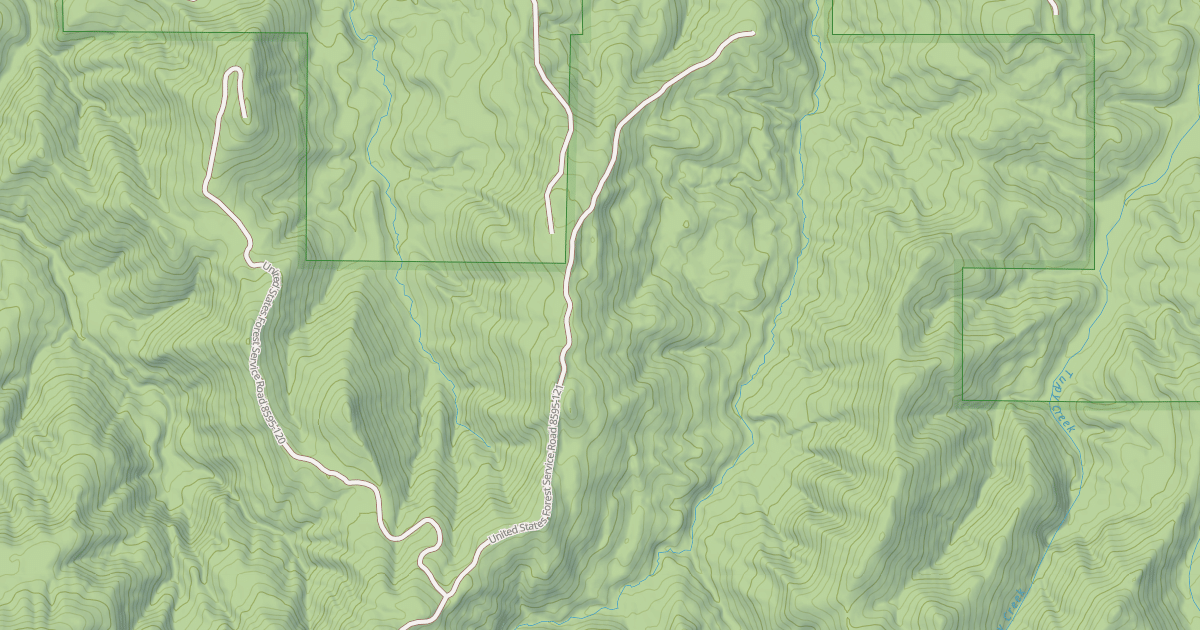 Map preview of USFS National Forest System Roads {468E0D2E-C0CA-416D-B03E-DFFC516005EE}