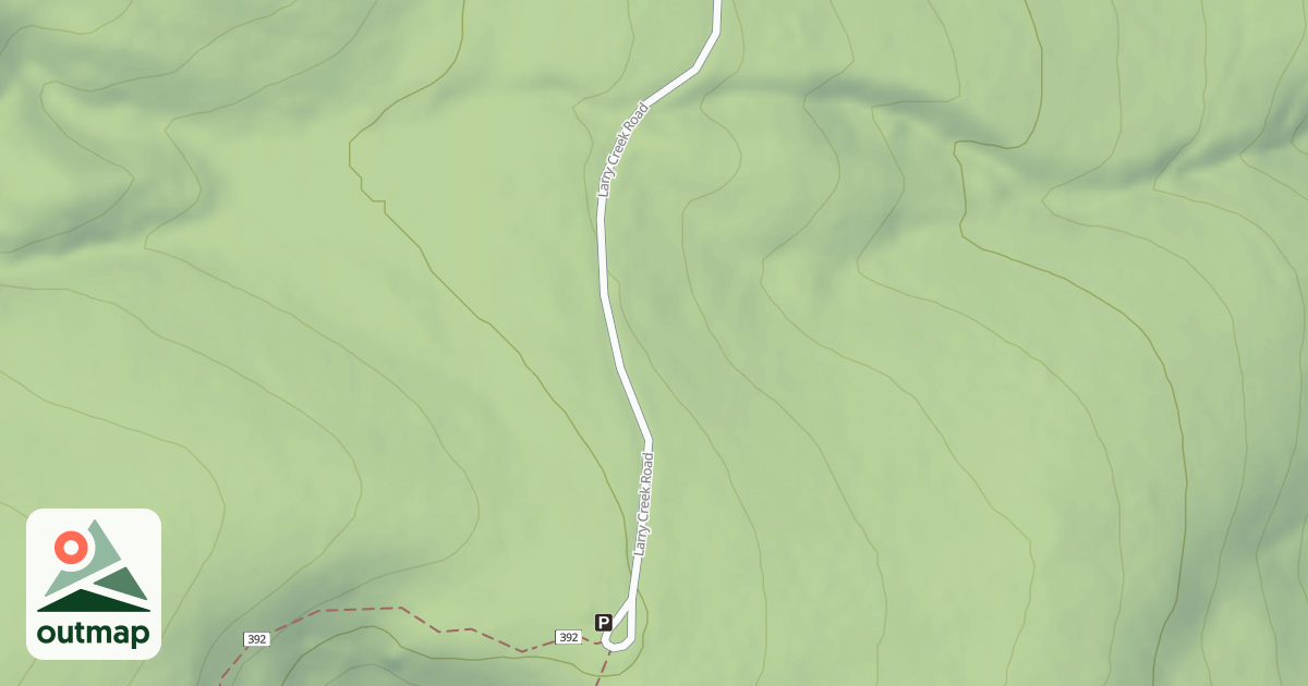 Map of (FDR) LARRY CREEK