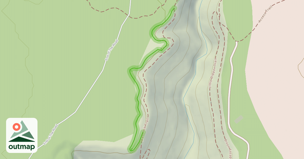 Map of Ridge Runner Trail