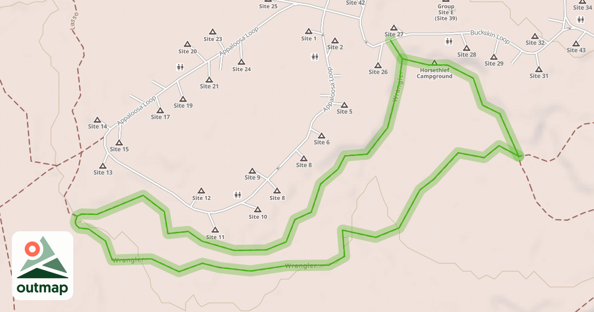 Map of Wrangler