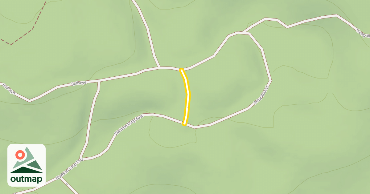 Map of Biathlon Loop East