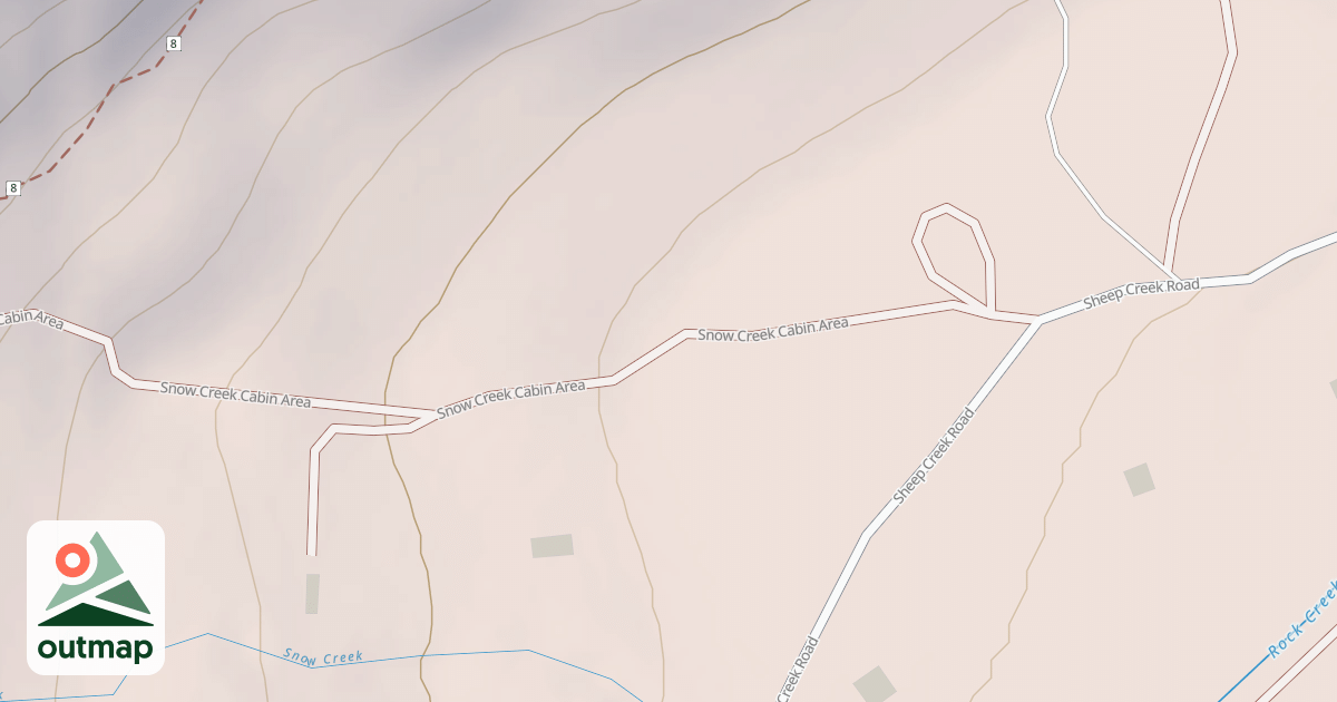 Map of SHEEP CREEK WEST SUMMER HOMES