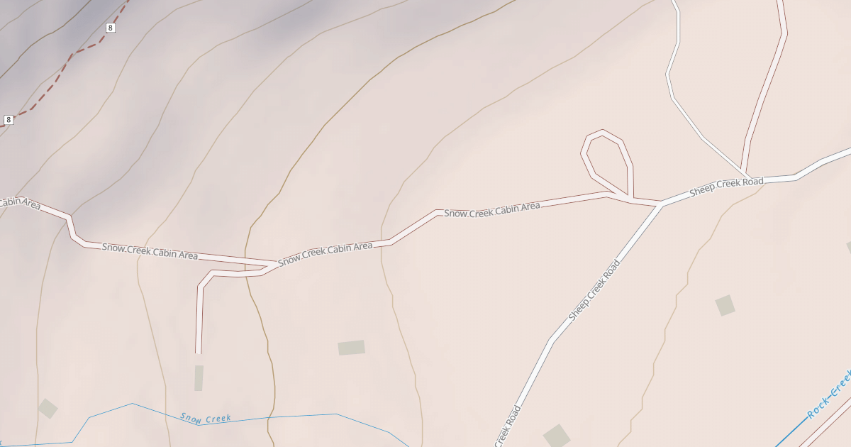 Map preview of SHEEP CREEK WEST SUMMER HOMES