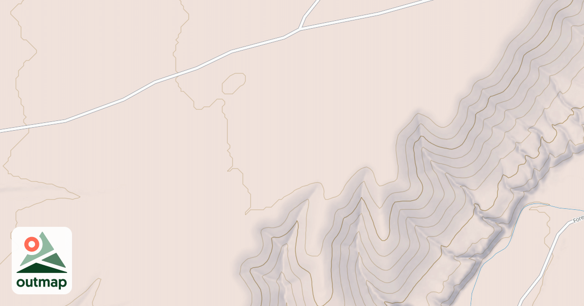 Map of USFS Motor Vehicle Use Map Roads {9F9C2418-140C-48E0-9CDD-B628B878E0AB}