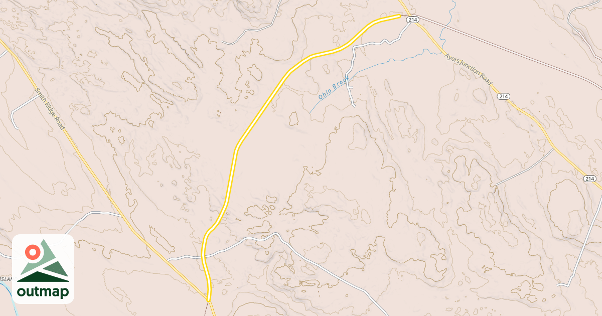 Map of Down East Sunrise Trail